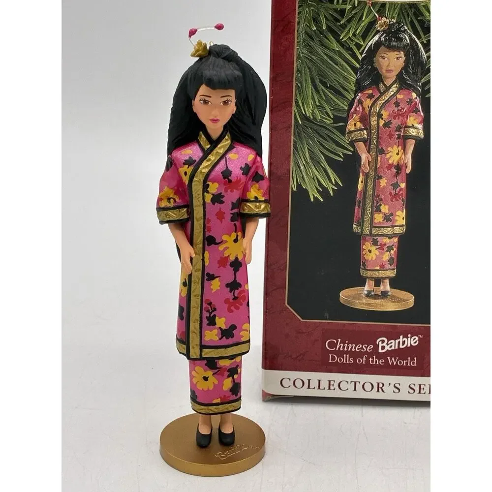 Vintage 1997 Hallmark Keepsake Chinese Barbie Dolls of the World